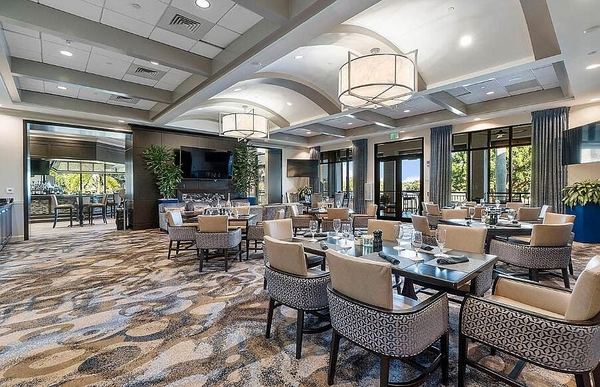 Boca Grove clubhouse dining room